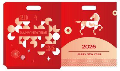 南门网 广告 展板 背景板 马年 新年 春节 元素 包装