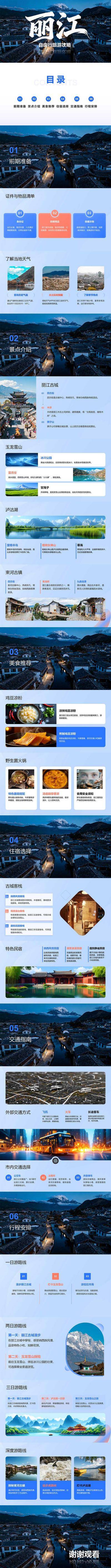南门网 PPT 旅游 自由行 大理 云南 攻略 指南