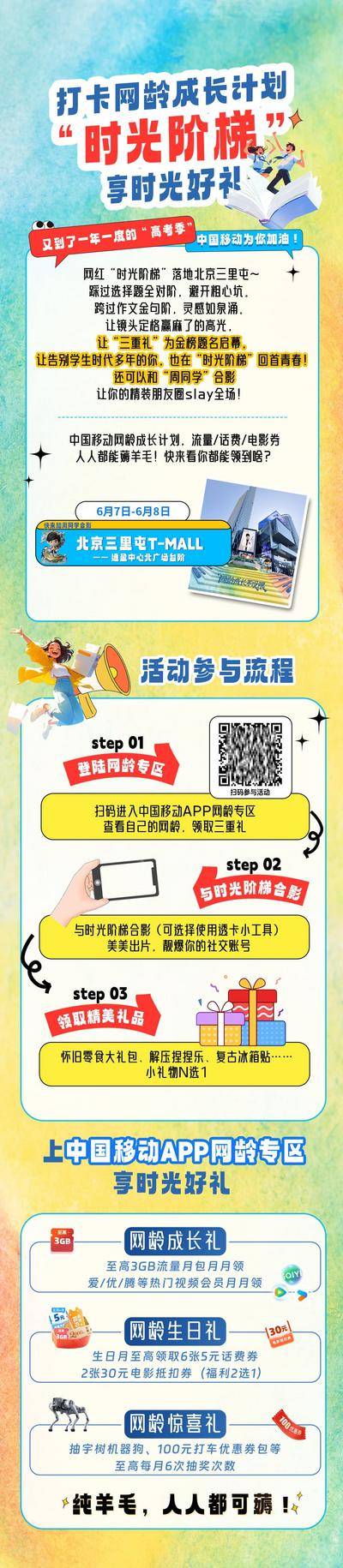 南门网 薅羊毛长图 公众号长图 攻略 长图 活动长图 成长计划长图 活动促销长图 推文 促销 商场