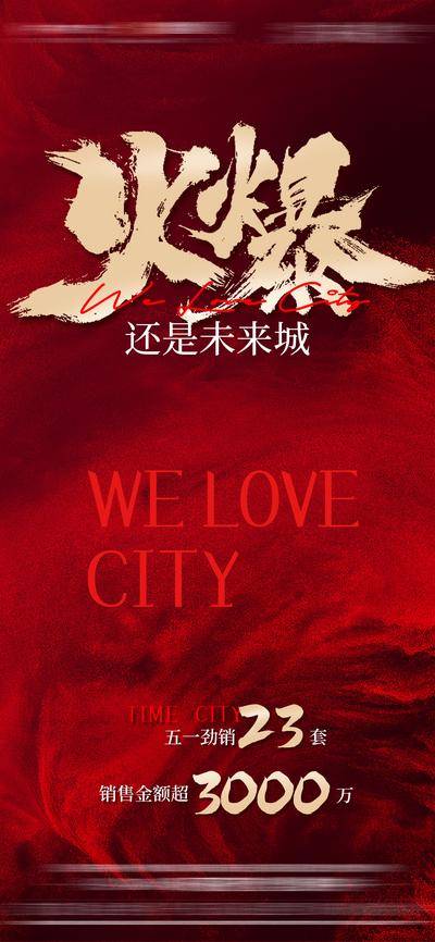 南门网 广告 海报 地产 喜报 战报 销冠 地产业绩劲销海报 促销海报 火爆 TOP1 NO1