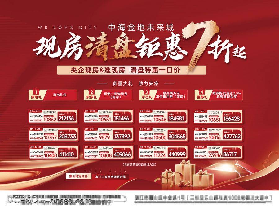 南门网 展板 地产 现房 清盘 特价房源 钜惠房源 特价房 清盘桁架