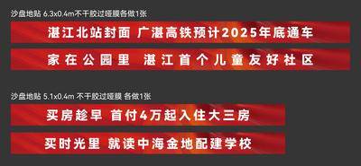 南门网 地产 营销中心 地贴 横幅 地贴物料