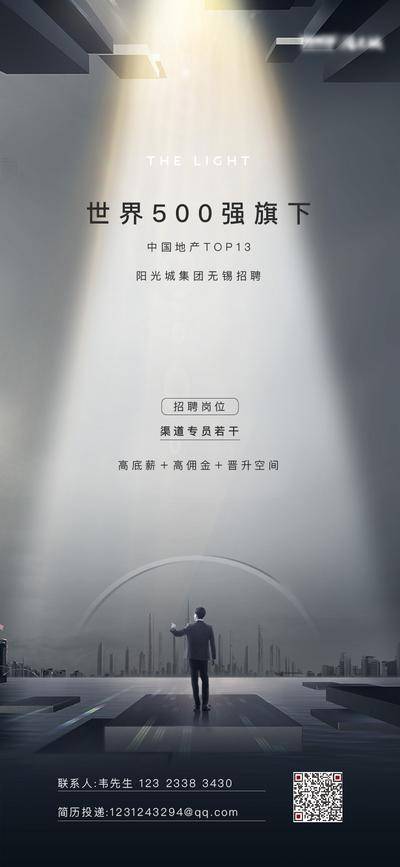 南门网 广告 地产 海报 招聘 城市 房地产 阳光 商务