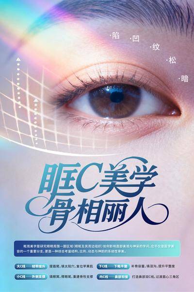 南门网 医美 高端 质感 眼睛 创意 眶周美学 眼周 眶C 眶周 眼周抗衰 美眼 骨相 眼袋 卧蚕 眼部 逆龄 年轻 黑眼圈 抗衰 渐变 唯美 温馨 整形 美容 气质 时尚 版式 大气