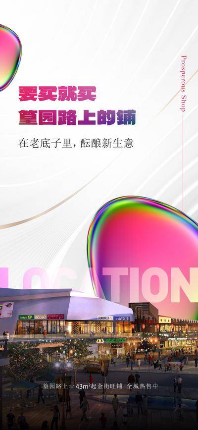 南门网 海报 地产 价值点 商铺 商业 招商 财富 优势 开业