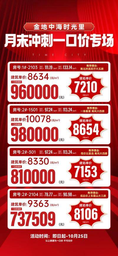 南门网 广告 地产 月末 一口价 冲刺 特价房源 一口价专场