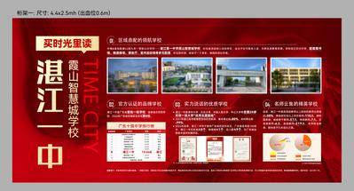 南门网 地产学区房教育展板
