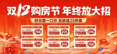 南门网 广告 地产 双12 购房节 特价房 特价单图 特价房 今日主推