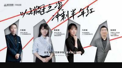 南门网 广告 海报 地产 人物 销冠 展板 书法字 品牌 销售 大气 群像 多人