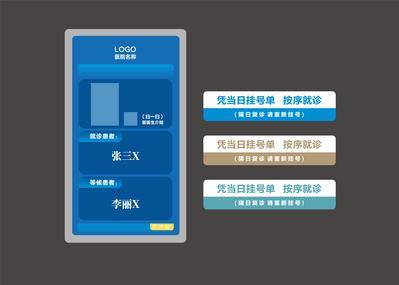南门网 广告 屏幕 显示屏 医院 挂号 LED 叫号 门诊